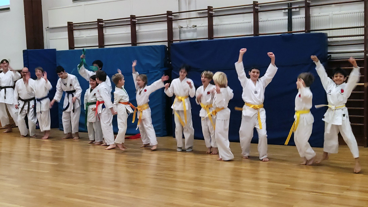 Kyu-Gradprüfungen in Shotokan Karate beim PSV Braunschweig